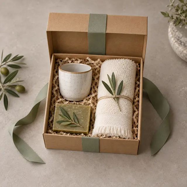 A little welcome · housewarming gift box